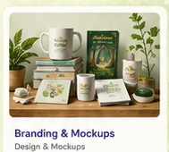Projekt-Vorschau: Branding & Mockups